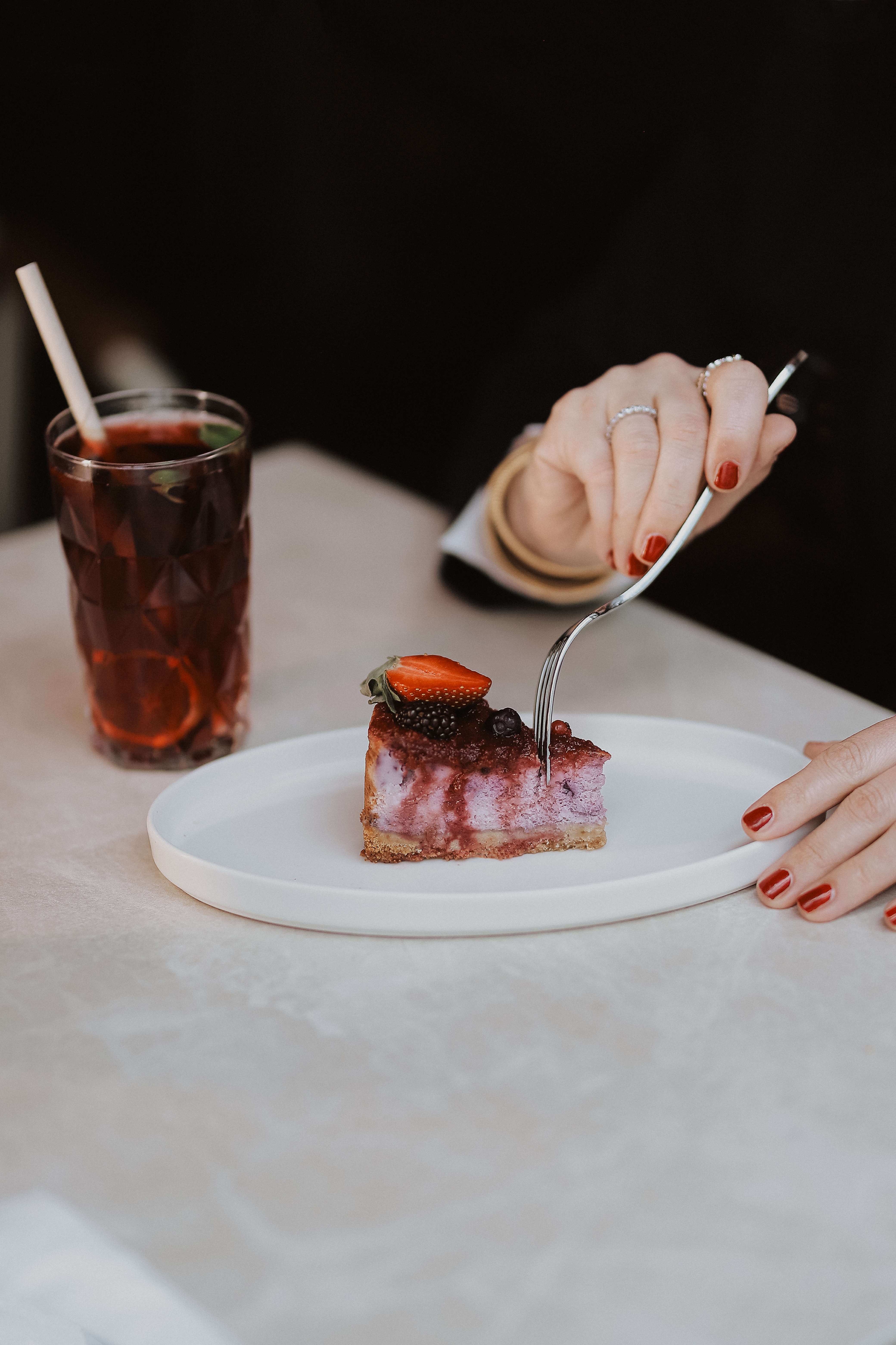 Orman Meyveli cheesecake