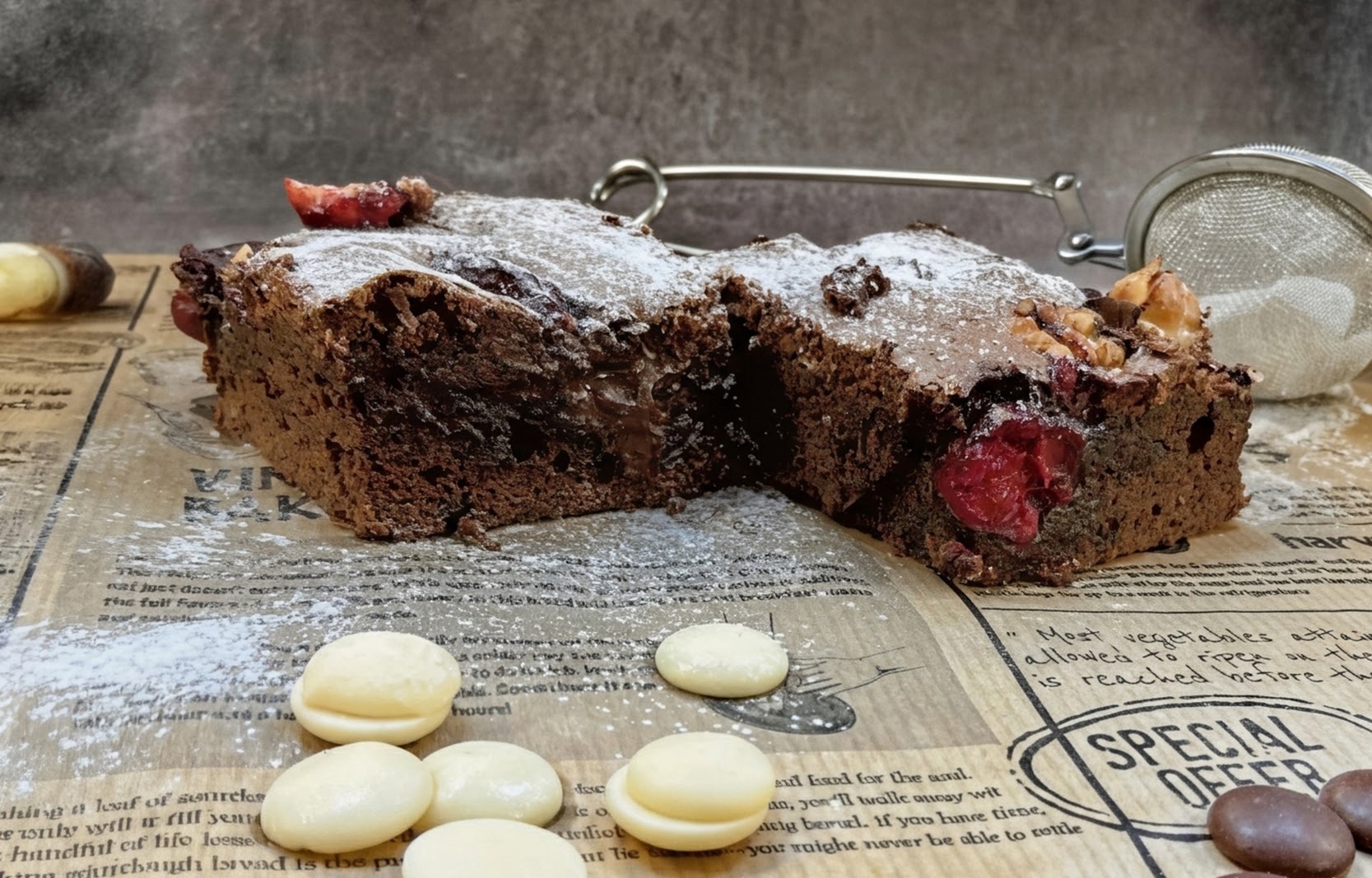 Vişneli Brownie